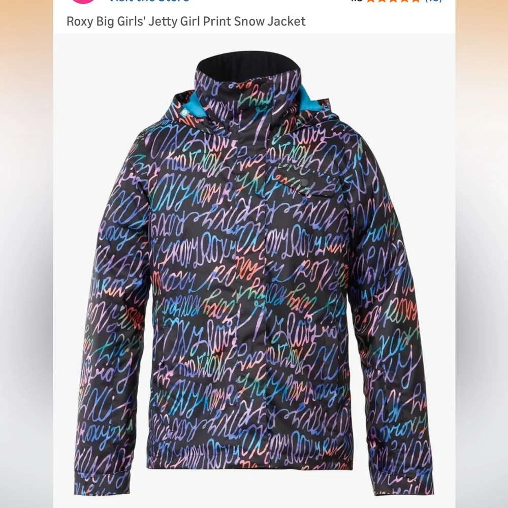 Roxy Girls 16 Betty Jetty Dry Flight Snowboarding Snow Jacket